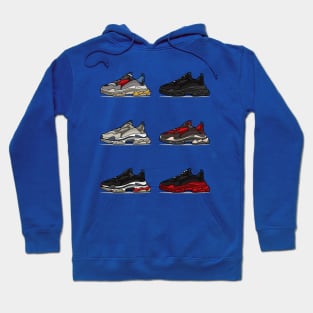 Balen Tripple Sneaker Hoodie